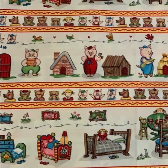 4 Yards Michael Miller nursery rhyme fabric - Picture 1 of 1